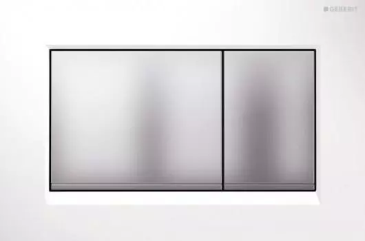 Кнопка смыва Geberit Sigma 30 115.883.KL.1, белый, хром