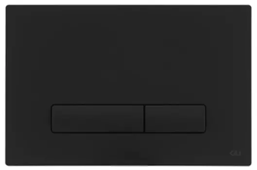 Кнопка смыва OLI Glam, пластик, чёрный Soft touch
