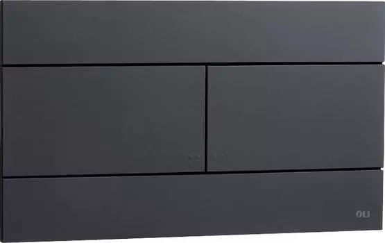 Кнопка смыва OLI Slim 659055 чёрная