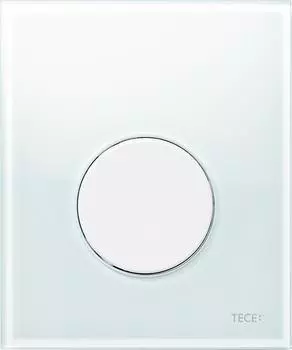 Кнопка смыва Tece Loop Urinal 9242650 белое стекло
