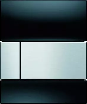 Кнопка смыва Tece Square Urinal 9242806 чёрное стекло кнопка сатин