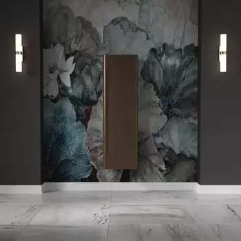 Колонна подвесная Kerasan Waldorf 925746 DX 40x35x129 см, петли справа DX, темный орех