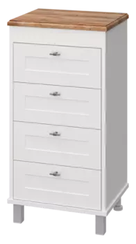 Комод Misty Марта П-Мрт12050-014Я белый, каштан