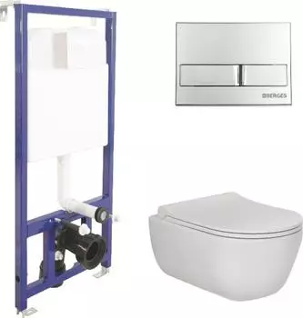 Комплект Berges Wasserhaus Novum 047213 кнопка хром