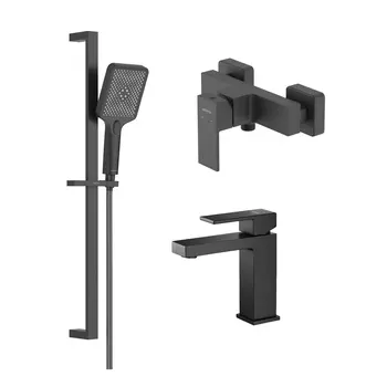 Комплект для ванны Aquatek Либра AQ1631MB черный