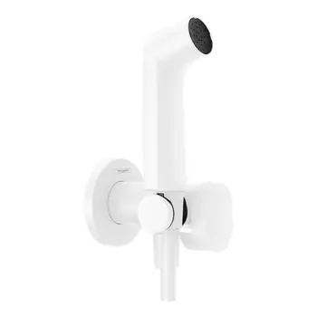 Комплект гигиенический душ Hansgrohe Bidette 29232700S с внутренней частью, белый матовый