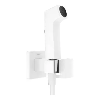 Комплект гигиенический душ Hansgrohe Bidette 29233700S с внутренней частью, белый матовый