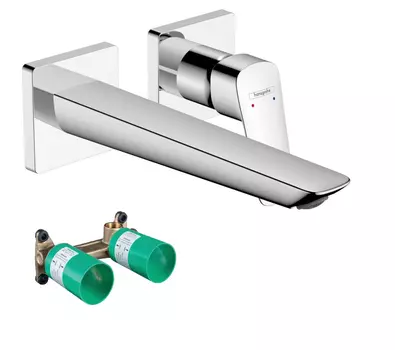 Комплект смеситель для раковины Hansgrohe Fine 71256000S, хром, с внутренней частью