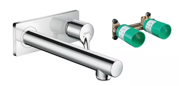 Комплект смеситель для раковины Hansgrohe Talis S 72111000S, хром, с внутренней частью