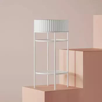 Консоль для раковины 44 см ArtCeram Vogue ACA058 05 bi matt, белый матовый