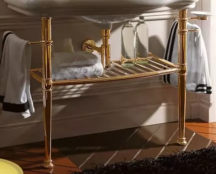 Консоль для раковины Kerasan Retro 730091, золото