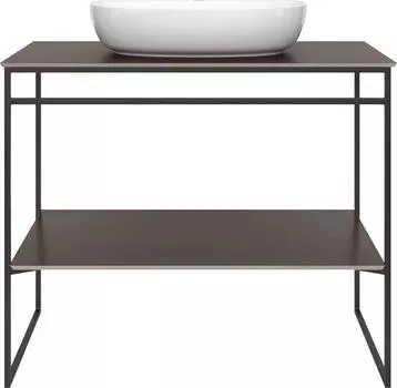 Консоль под раковину 100 см Kerama Marazzi Plaza Next чёрный матовый