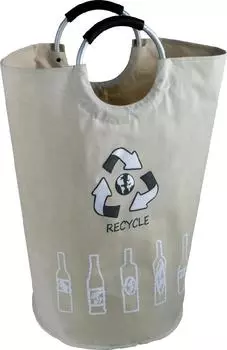 Корзина для белья Fixsen Loft Style FX-1012 бежевый, с алюминиевыми ручками