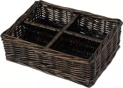 Корзина для белья WasserKRAFT Neime WB-190-S, тёмно-коричневая