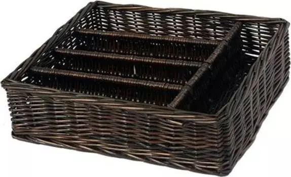Корзина для белья WasserKRAFT Neime WB-190-L, тёмно-коричневая
