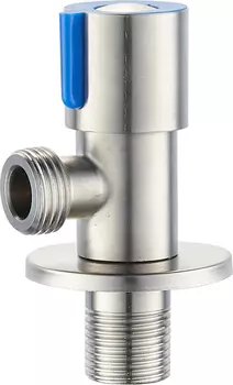 Кран для подключения сантехнических приборов РМС SUS124KR-01B, нержавеющая сталь