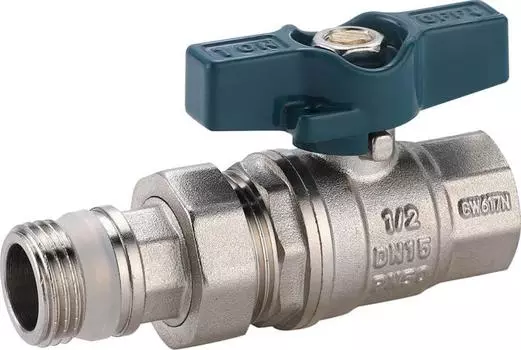 Кран шаровой РМС Люкс с полусгоном ГШБА-15