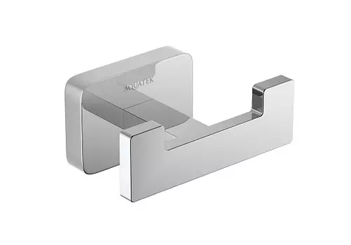 Крючок двойной Aquatek Либра AQ4302CR хром