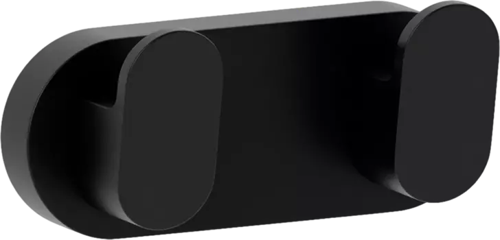 Крючок двойной Artwelle Schwarz 7725, черный матовый