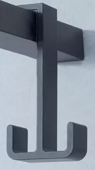 Крючок двойной Jacob Delafon Nouvelle Vague E9405-BLV, чёрный