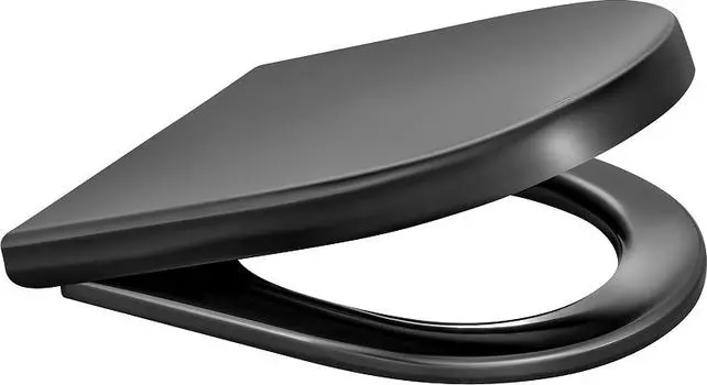 Крышка-сиденье Berges Wasserhaus Geo SO 015113 с микролифтом, черный