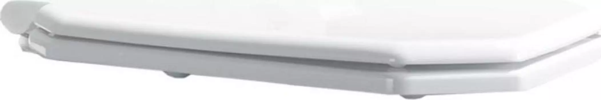 Крышка-сиденье для унитаза Boheme Vogue 946 с микролифтом, белая