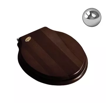 Крышка-сиденье Simas Londra LO004 noce/cr орех, петли хром