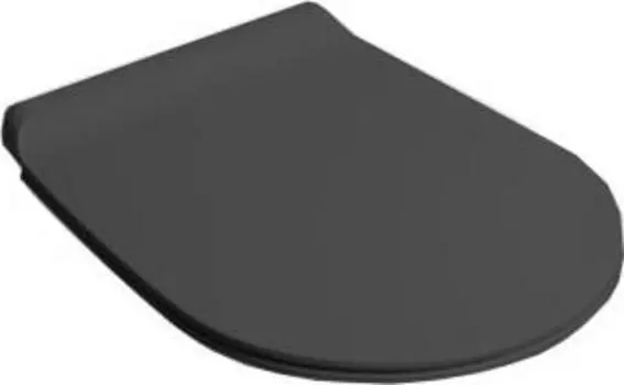 Крышка-сиденье Simas Vignoni VI004nero matt/cr с микролифтом петли хром