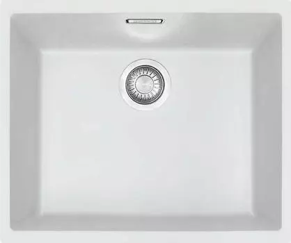 Кухонная мойка 52 см Franke Sirius SID 110-50 3,5" 125.0443.352, полярный белый
