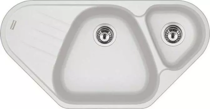Кухонная мойка 96 см Franke Antea AZG 661-E 3,5" 114.0489.386, белый