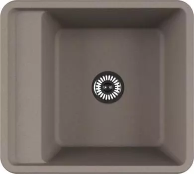 Кухонная мойка Aquaton Беллис 57 1A724932BS250, серый шелк