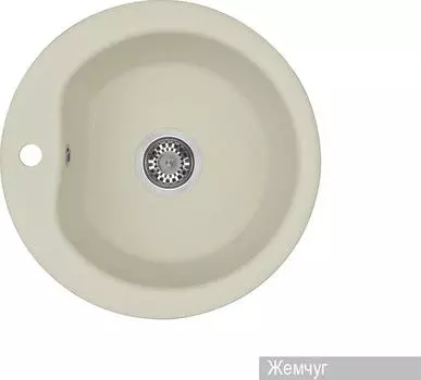 Кухонная мойка Aquaton Мида 51 1A712732MD240, бежевый