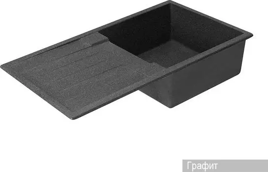 Кухонная мойка Aquaton Верона 50 1A710032VR210, чёрный