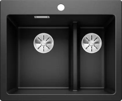Кухонная мойка Blanco Pleon 6 Split 525955 чёрный