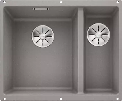Кухонная мойка Blanco Subline 340/160-U (чаша слева) алюметаллик