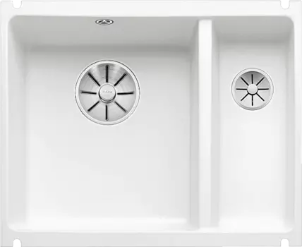 Кухонная мойка Blanco Subline 350/150-U Ceramic 523741 белый