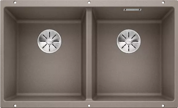 Кухонная мойка Blanco Subline 350/350-U 523581 серый бежевый