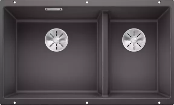 Кухонная мойка Blanco Subline 430/270-U 523152 тёмная скала