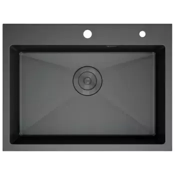 Кухонная мойка D&K DKS605006 черный