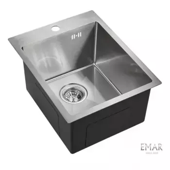 Кухонная мойка Emar Best EMB-128A PVD Nano Satine серый