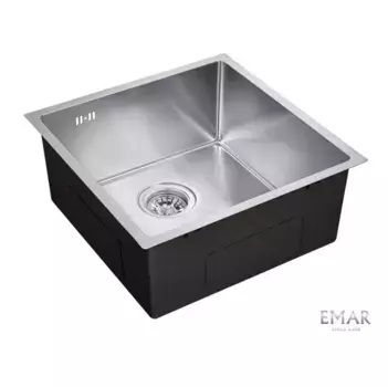 Кухонная мойка Emar Best EMB-131 PVD Nano Satine серый