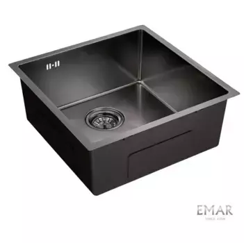 Кухонная мойка Emar Best EMB-131 PVD Nano Dark черный
