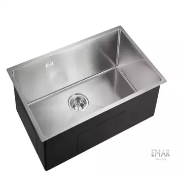 Кухонная мойка Emar Best EMB-133 PVD Nano Satine серый