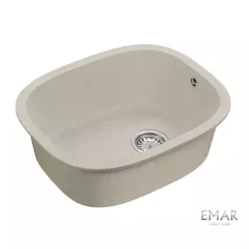 Кухонная мойка Emar Quartz EMQ-1560.P Берилл бежевый