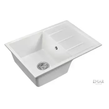 Кухонная мойка Emar Quartz EMQ-1700.Q Агат белый