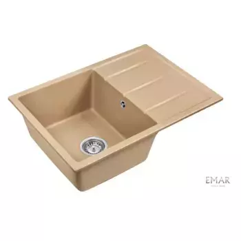 Кухонная мойка Emar Quartz EMQ-1700.Q Сардоникс бежевый