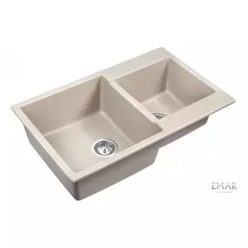 Кухонная мойка Emar Quartz EMQ-2800.Q Берилл бежевый