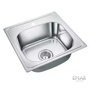 Кухонная мойка Emar Steel 130A серый