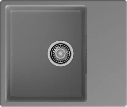 Кухонная мойка GranFest 658L темно-серый серый
