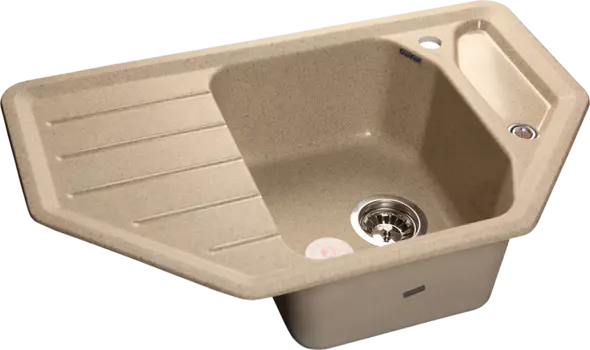 Кухонная мойка GranFest CORNER GF-C-800E песочный